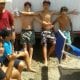 CasaOz - i ragazzi in posa sulla spiaggia